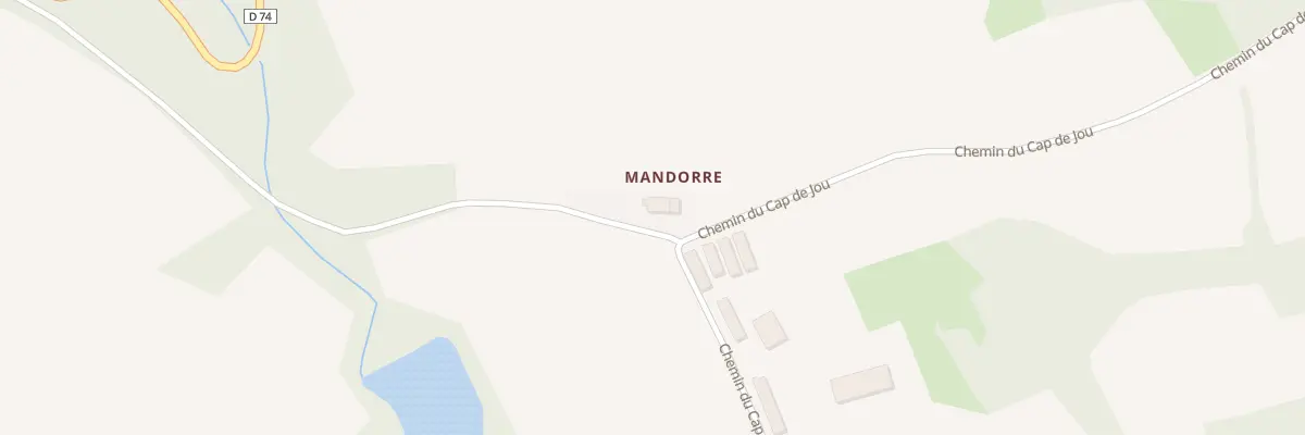 Plan du 465 Che du Cap de Jou à Lacaugne