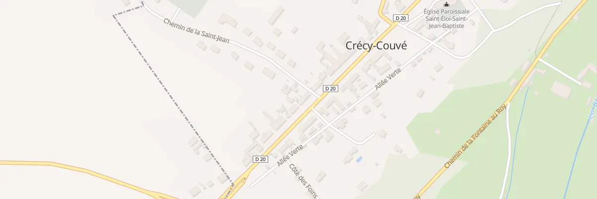 Plan du 15 Rue de l’Ancien Château à Crécy-Couvé
