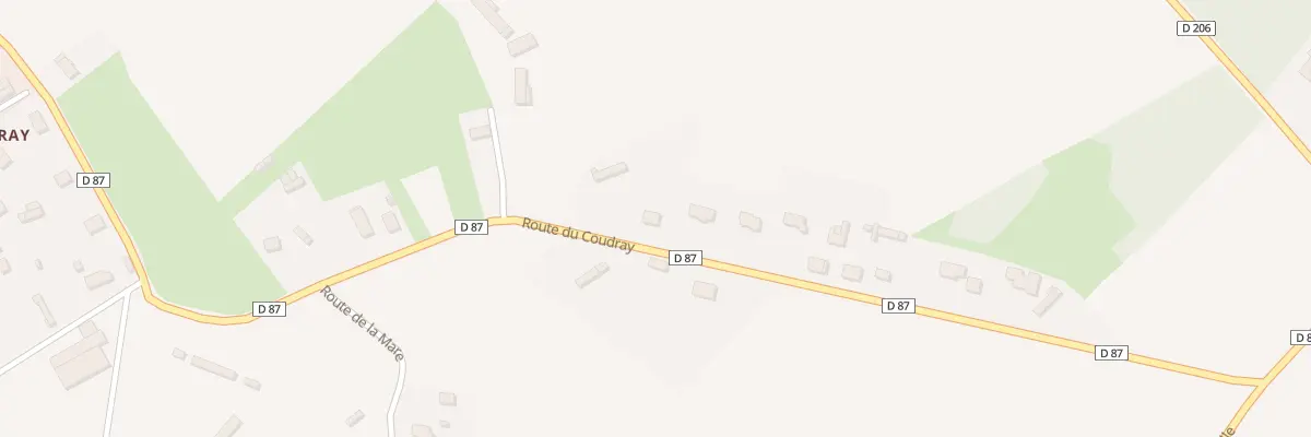 Plan du 7002 Le Coudray à Longuerue
