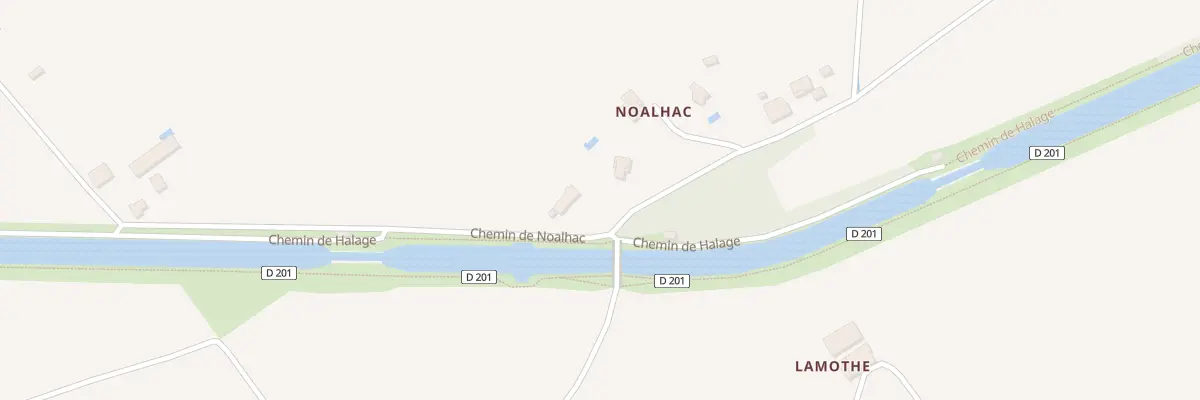 Plan du 1187 Che de Noalhac à Lacourt-Saint-Pierre