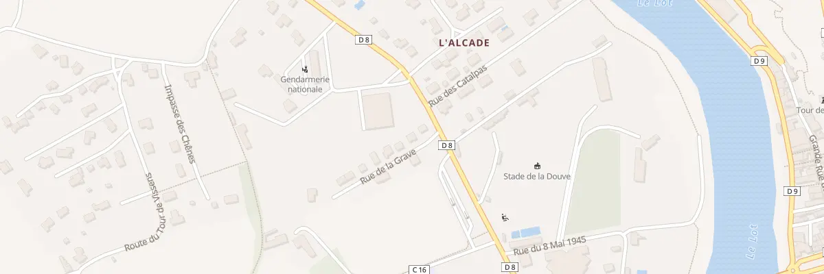 Plan du 5102 La Grave à Luzech