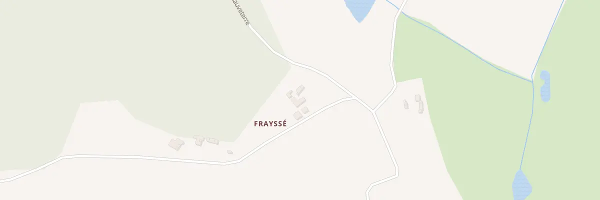 Plan du 5040 Fraysse Haut à Sauveterre