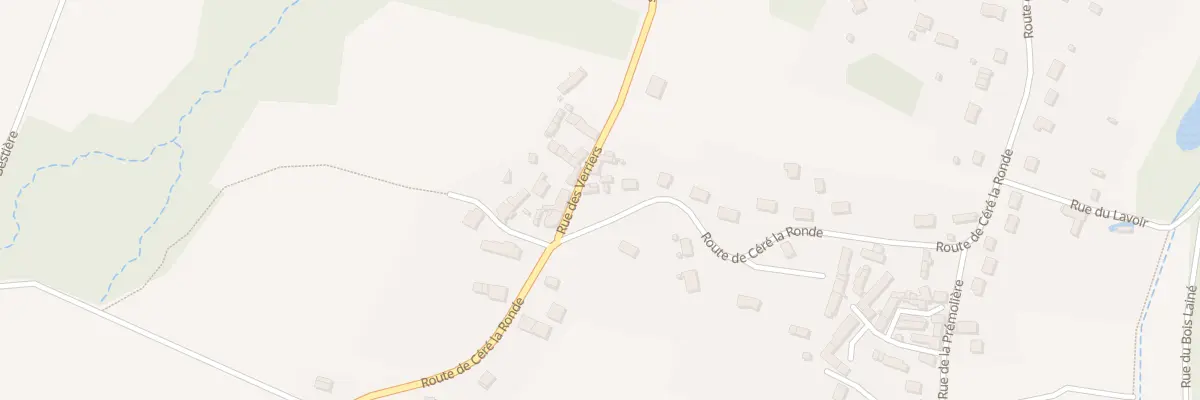 Plan du 19 Rue des Verriers à Pouillé