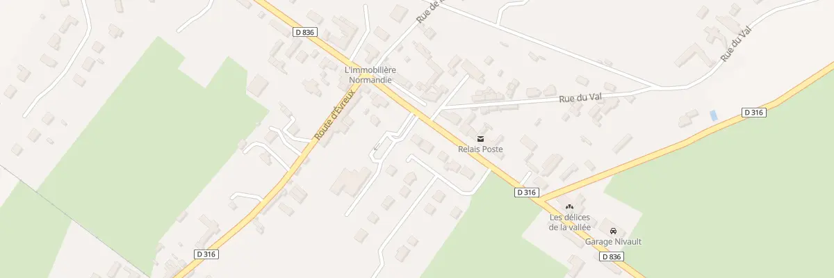 Plan du 5 All du Parc à Autheuil-Authouillet