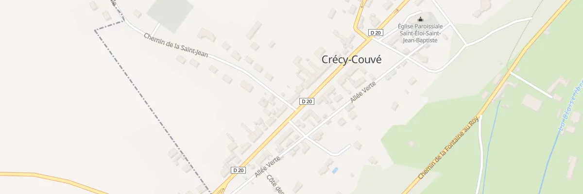 Plan du 19 Rue de l’Ancien Château à Crécy-Couvé