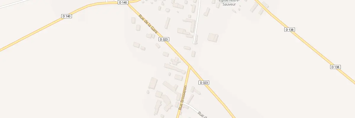Plan du 10 Rue de la Gare à Saint-Sauveur-Marville