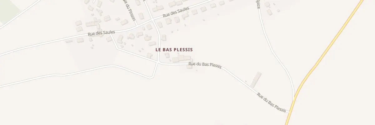 Plan du 13 Rue du Bas Plessis à Fossé