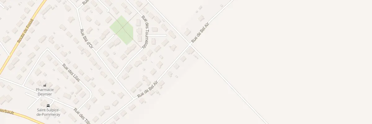 Plan du 22 Rue de Bel-air à Saint-Sulpice-de-Pommeray