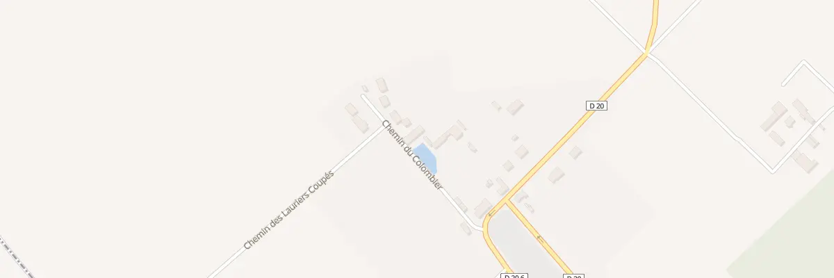 Plan du 4 Che du Colombier à Crécy-Couvé