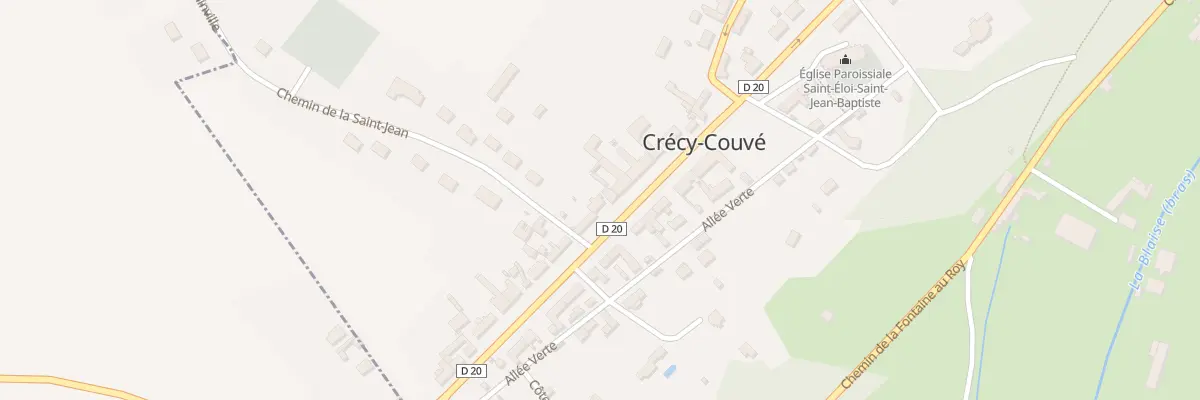 Plan du 21 Rue de l’Ancien Château à Crécy-Couvé