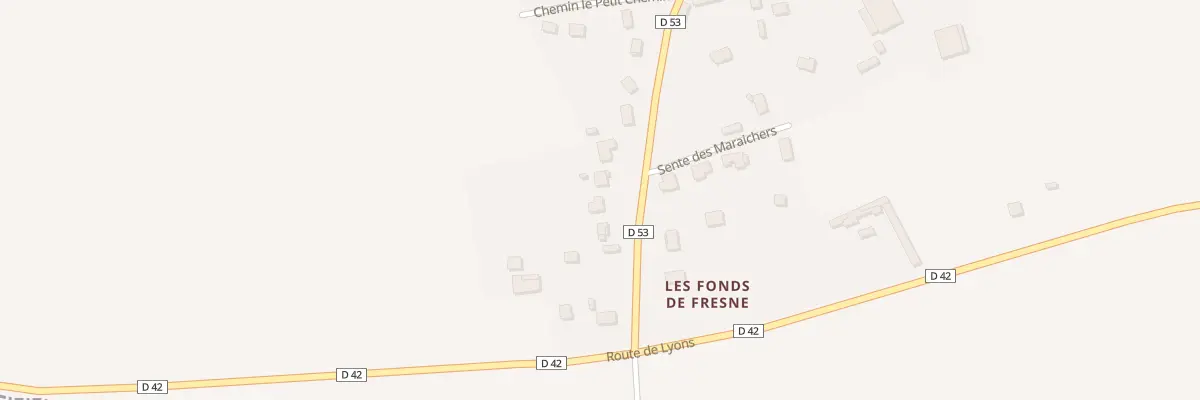 Plan du 226 Rue des Perais à Fresne-le-Plan