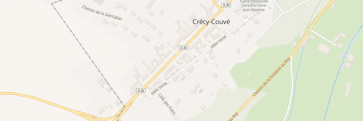 Plan du 88 Rue de l’Ancien Château à Crécy-Couvé