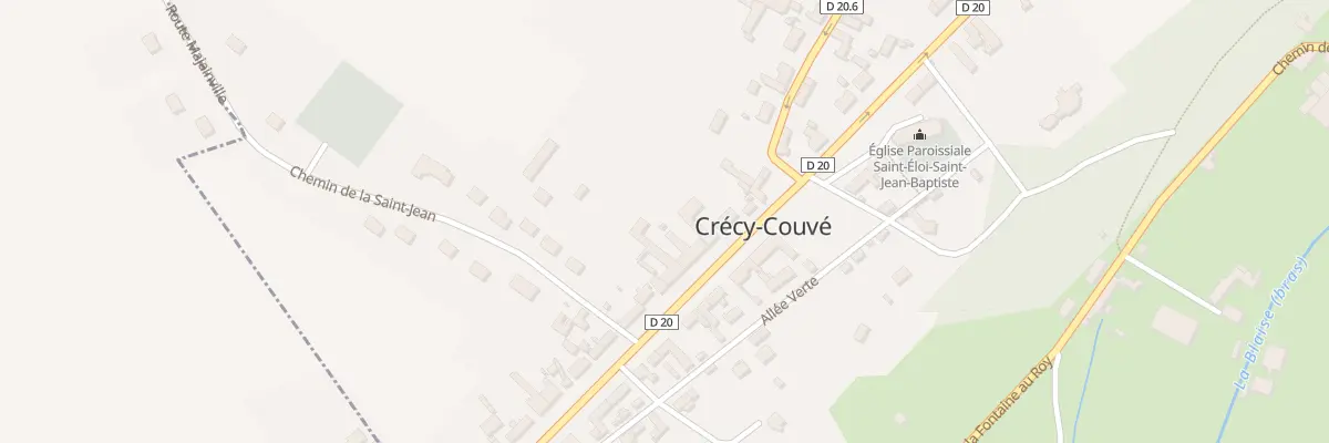 Plan du 27 Rue de l’Ancien Château à Crécy-Couvé