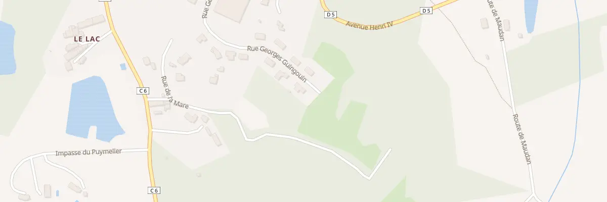 Plan du 22 Rue Georges Guingouin à Compreignac