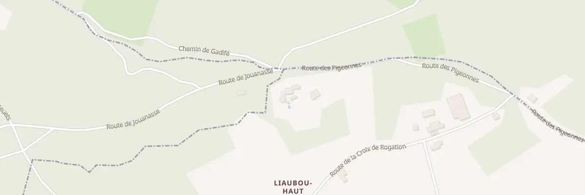 Plan du 1045 Rte des Pigeonnes à Nabirat