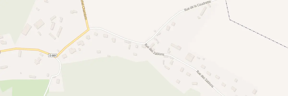 Plan du 10 Rue des Sablons à Cierrey