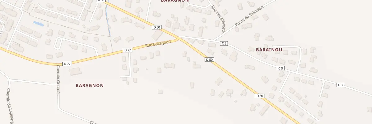 Plan du 572 Rte du Frontonnais à Montbartier