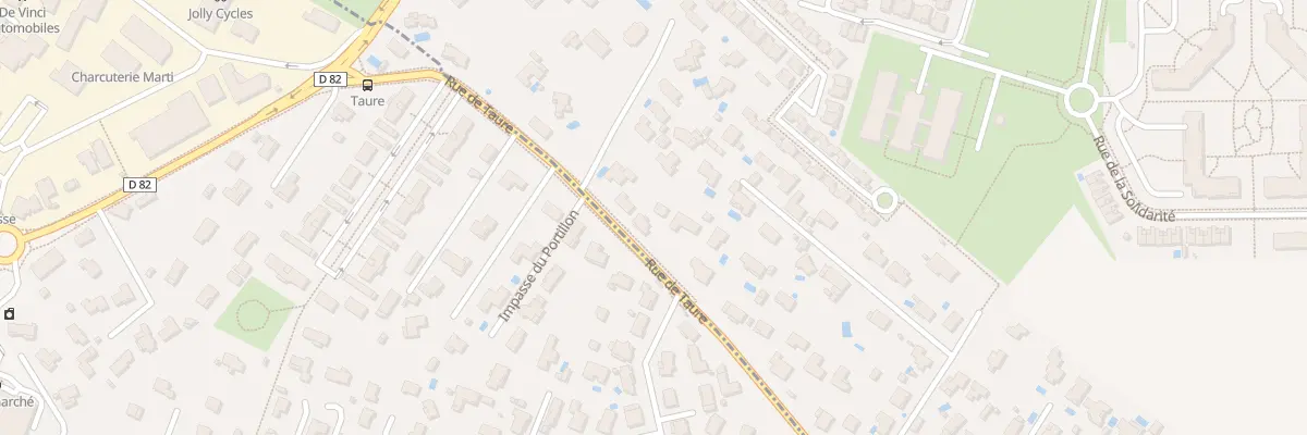 Plan du 66 Rue de Taure à Plaisance-du-Touch