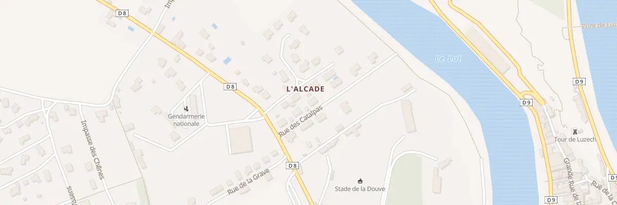 Plan du 5521D L’Alcade à Luzech