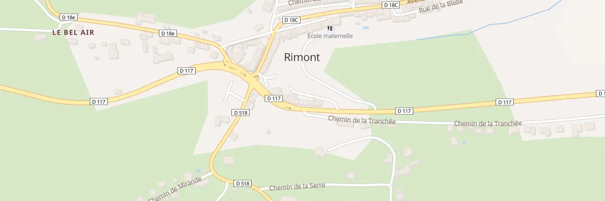 Plan du 11 Av de la Resistance à Rimont