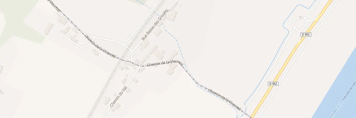 Plan du 9001 Che de la Vicomte à Blois
