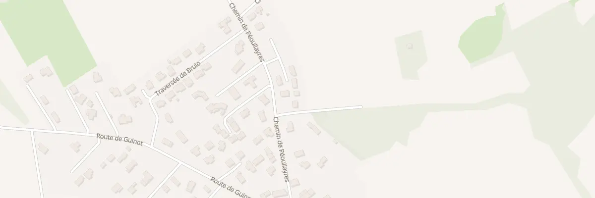 Plan du 124 Che de Péouliayres à Merville