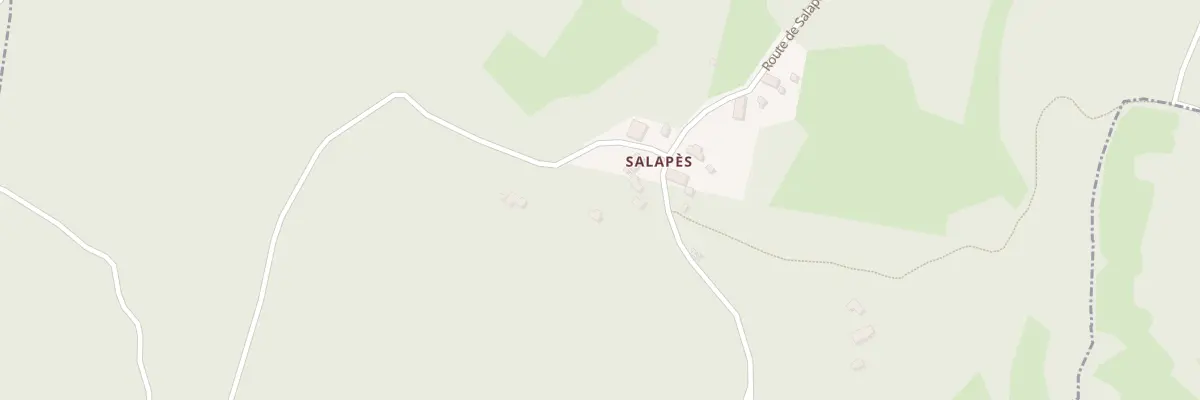 Plan du 873 Rte de Salapes à Rampoux