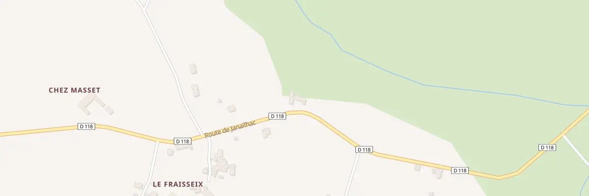 Plan du 6 Rte de Janailhac à Saint-Priest-Ligoure