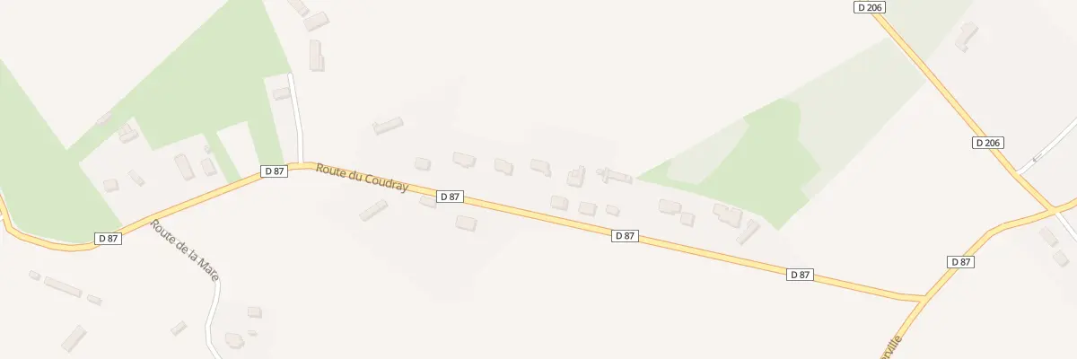 Plan du 362 Rte du Coudray à Longuerue