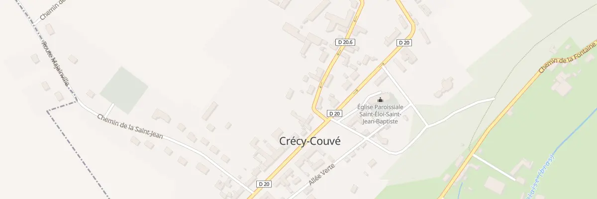 Plan du 20 Rue du Relais à Crécy-Couvé
