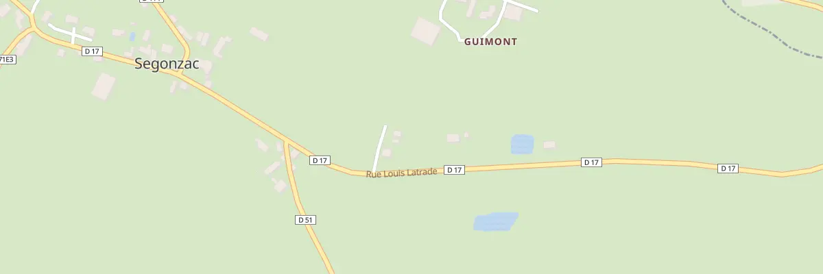 Plan du 5141 Guimont à Segonzac