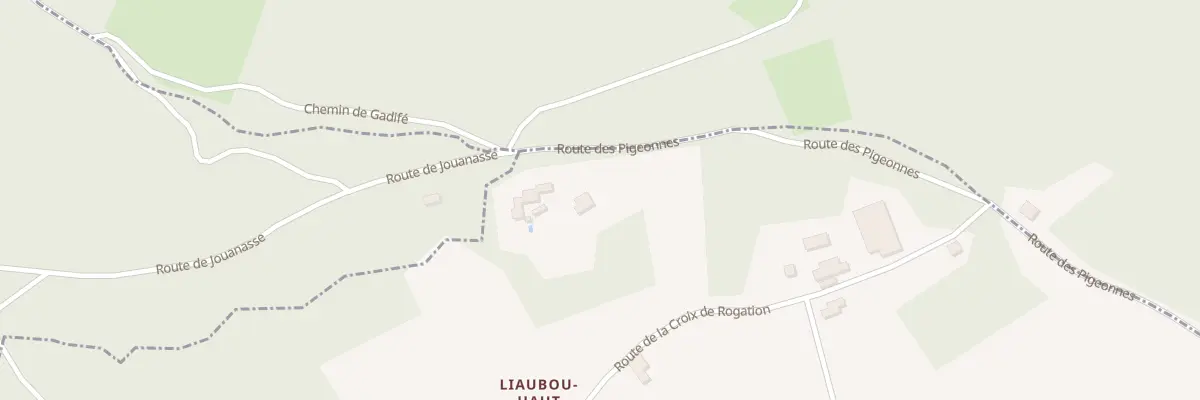 Plan du 1057 Rte des Pigeonnes à Nabirat