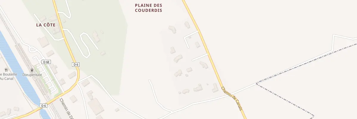 Plan du 420 Che de Canals à Dieupentale