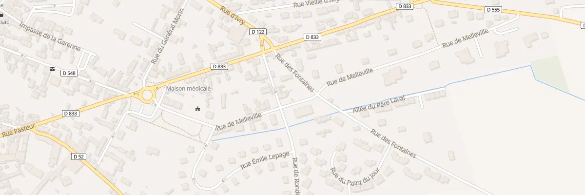 Plan du 7 Rue de Melleville à Saint-André-de-l’Eure