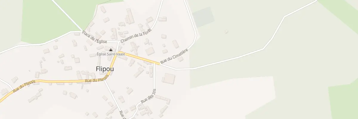 Plan du 1 Rue du Cimetiere à Flipou