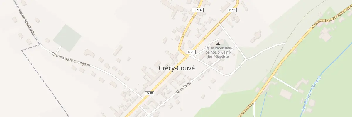 Plan du 31 Rue de l’Ancien Château à Crécy-Couvé