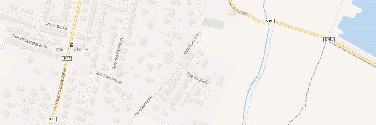 Plan du 8 Rue du Bosc à Saint-Hilaire