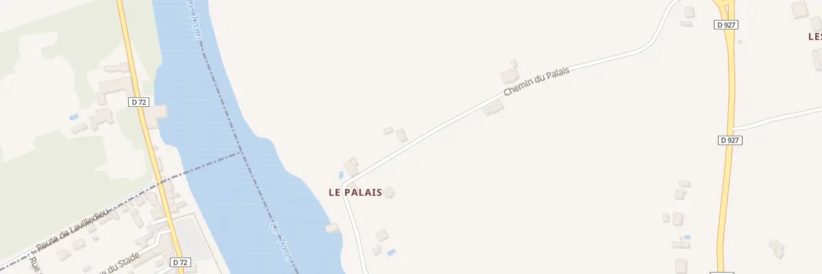 Plan du 452 Che du Palais à Villemade