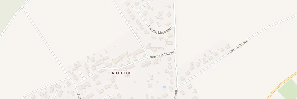Plan du 6 Rue de la Touche à Fossé