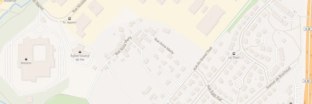 Plan du 17 Rue Anna Marly à Limoges