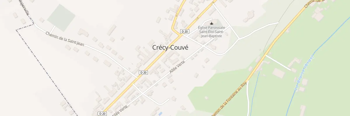 Plan du 16 Rue de l’Ancien Château à Crécy-Couvé