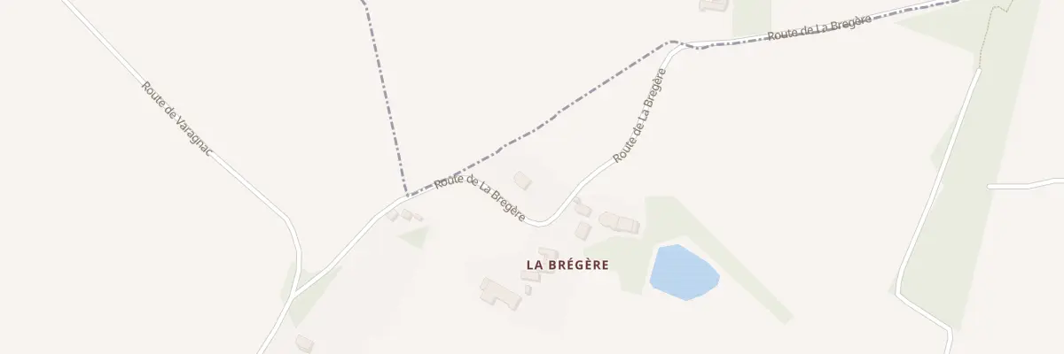 Plan du 994 Rte de La Bregère à Saint-Cyr-les-Champagnes