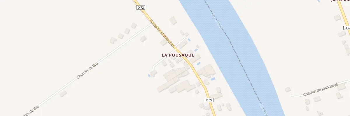 Plan du 458 Rte de Montauban à Albefeuille-Lagarde
