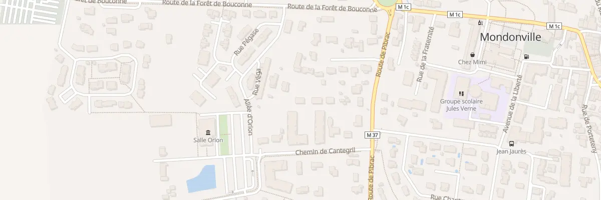 Plan du 8B Rte de Pibrac à Mondonville