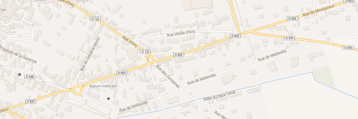 Plan du 24 Rue de Mousseaux à Saint-André-de-l’Eure