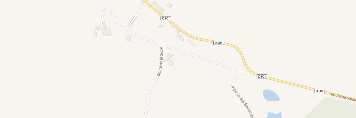 Plan du 5255 Moulin de la Lande à Coussac-Bonneval