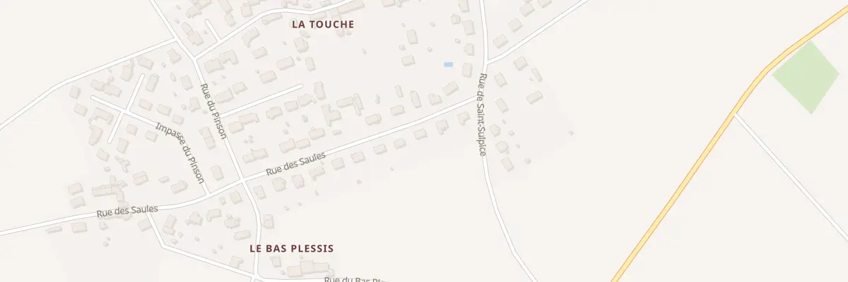 Plan du 3 Rue des Saules à Fossé