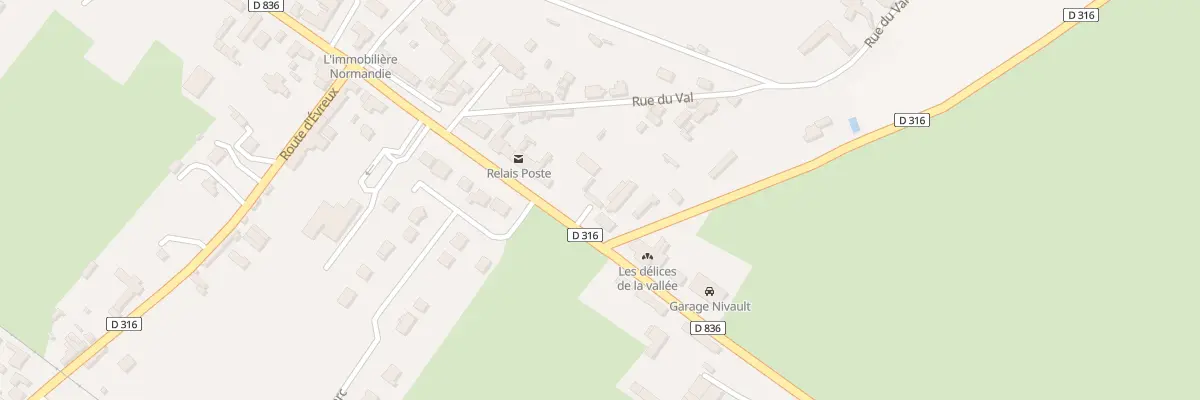Plan du 75 Rue Yves Montand à Autheuil-Authouillet