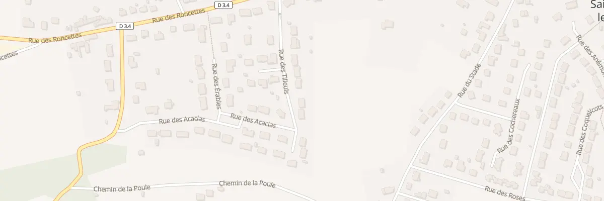 Plan du 9 Rue des Tilleuls à Saint-Denis-Lanneray
