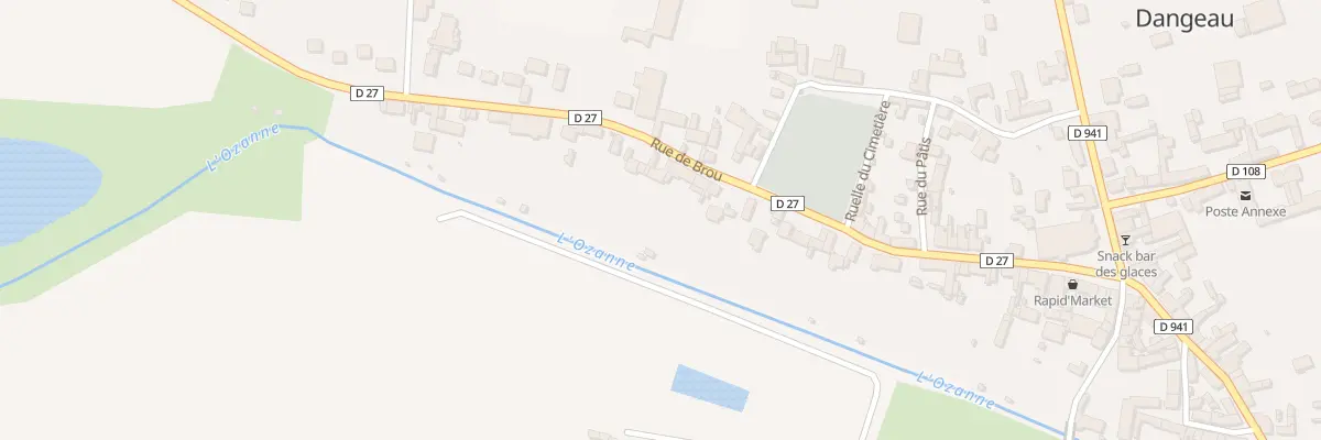 Plan du 37 Rue de Brou A Dangeau à Dangeau